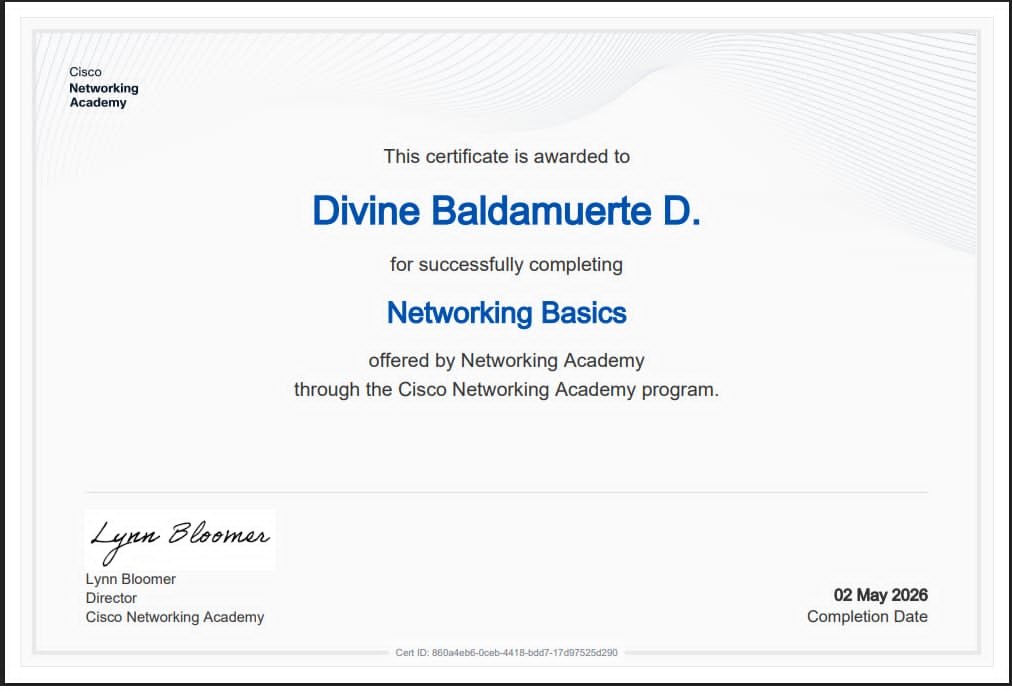 Networking Basics Certification